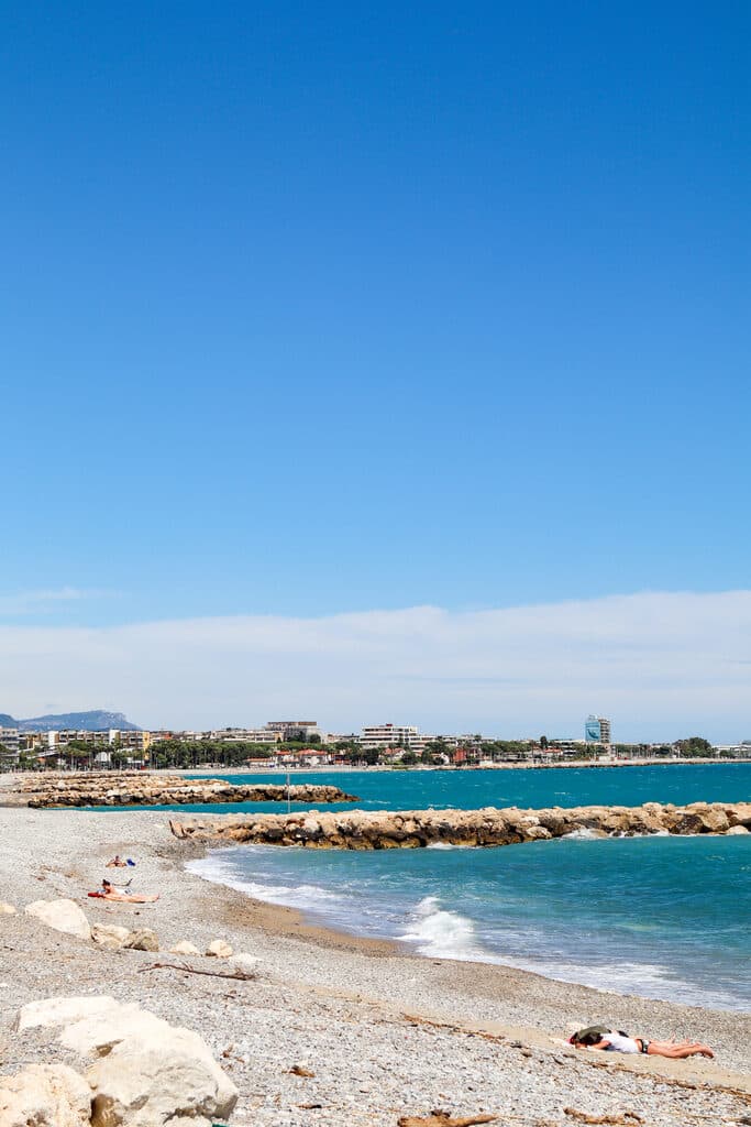 visiter cagnes-sur-mer, week-end en famille, plage