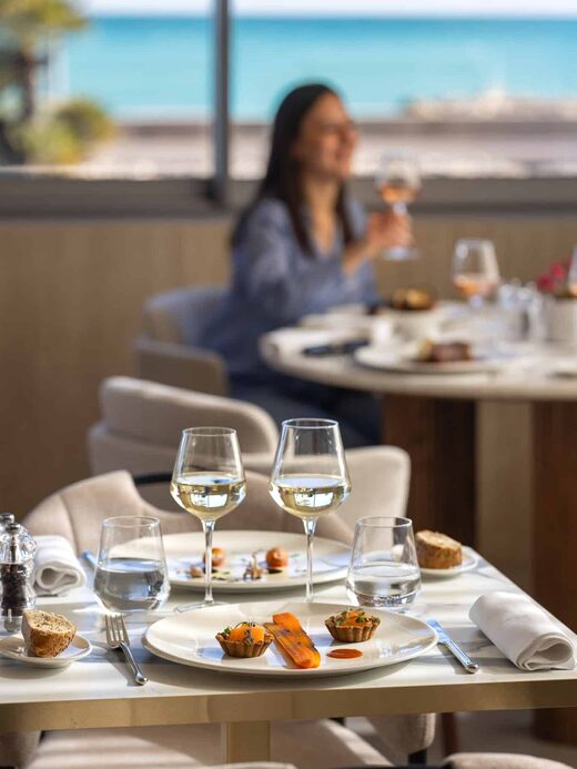 Restaurant vue-mer à Cagnes-sur-Mer