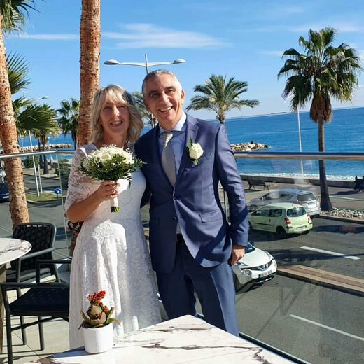 Votre lieu de réception à Cagnes-sur-Mer vue mer